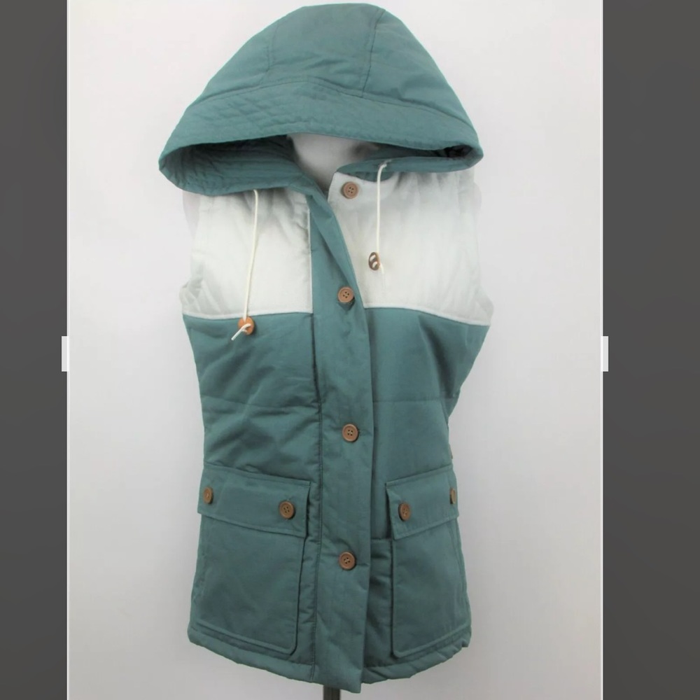 Burton ladies 2 tone dryride hooded vest small